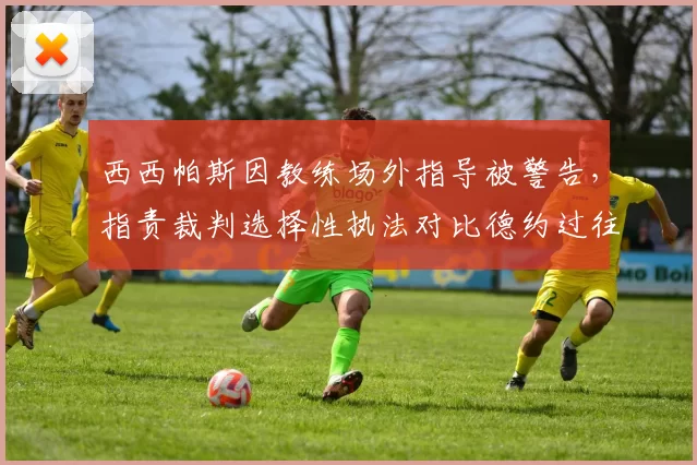 西西帕斯因教练场外指导被警告，指责裁判选择性执法对比德约过往