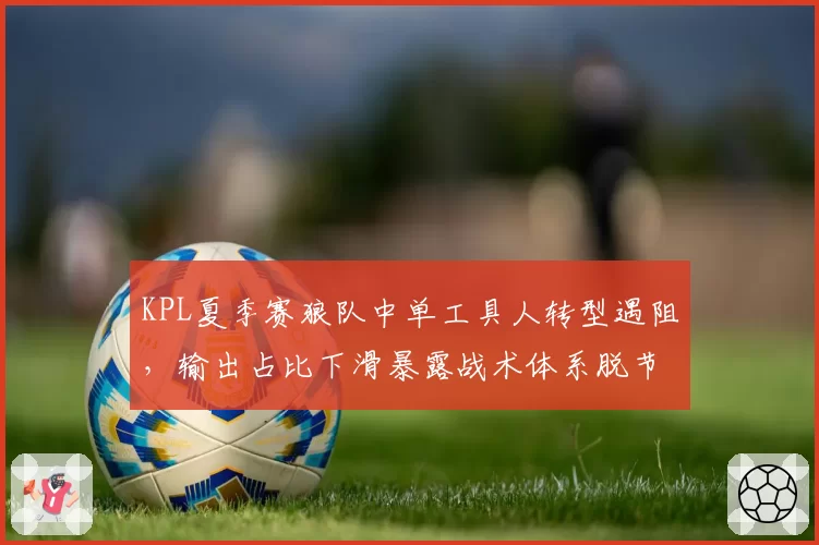 KPL夏季赛狼队中单工具人转型遇阻，输出占比下滑暴露战术体系脱节？