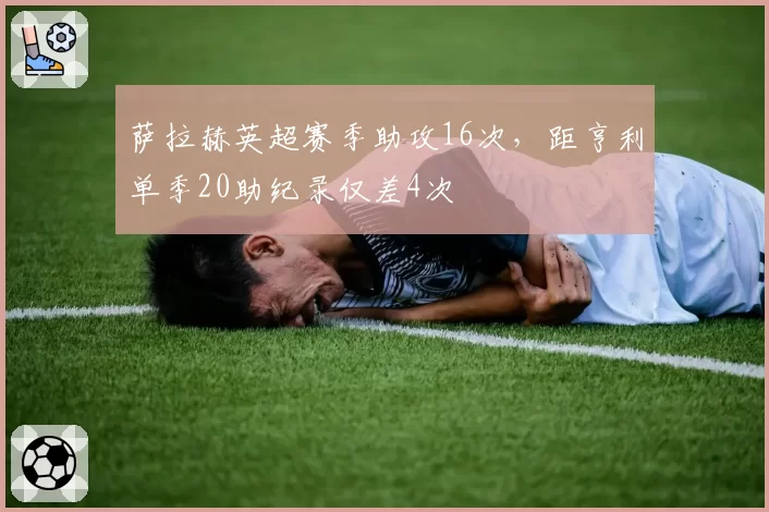 萨拉赫英超赛季助攻16次，距亨利单季20助纪录仅差4次