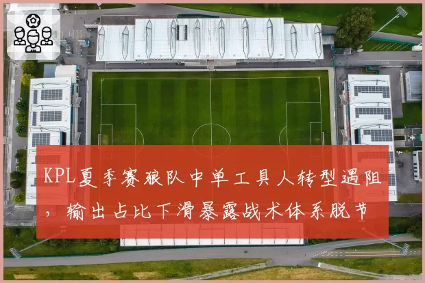 KPL夏季赛狼队中单工具人转型遇阻,输出占比下滑暴露战术体系脱节?